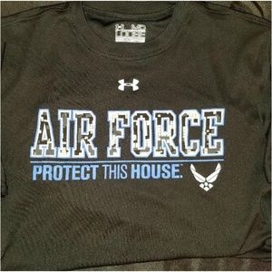 air force apparel under armour